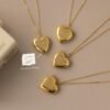 Handwriting Heart Locket Necklace - Gradwandrung