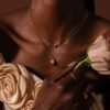 Toi et Moi Teardrop Heart Necklace - Gradwandrung