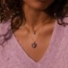 Ombre Birthstone Blossom Necklace - Gradwandrung