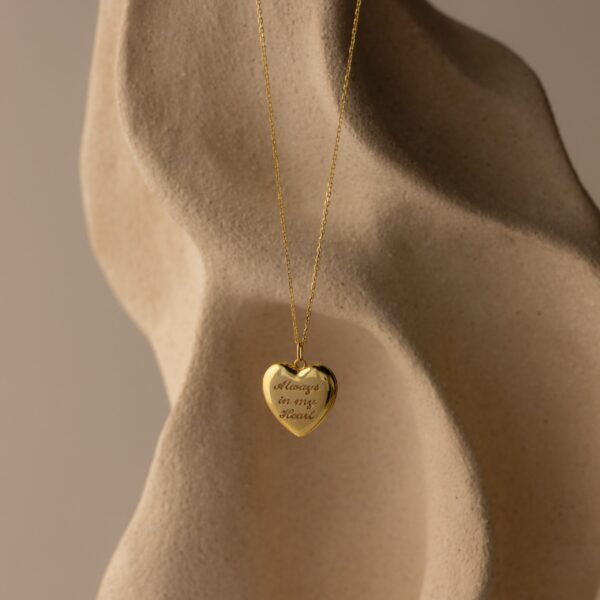Handwriting Heart Locket Necklace - Gradwandrung