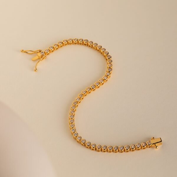 gradwandrung-crystal-bezel-tennis-bracelet-2 Crystal Bezel Tennis Bracelet - Gradwandrung
