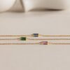 gradwandrung-dainty-baguette-birthstone-bracelet-3 Dainty Baguette Birthstone Bracelet - Gradwandrung
