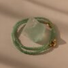Pearl and Jade-Tone Charm Bracelet - Gradwandrung