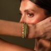 Pearl and Jade-Tone Charm Bracelet - Gradwandrung