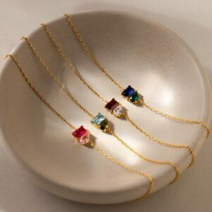 Toi et Moi Birthstone Bracelet - Gradwandrung