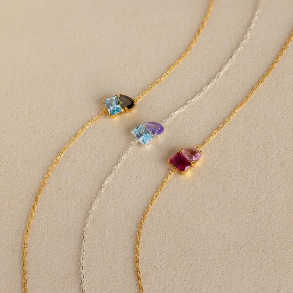 Toi et Moi Birthstone Bracelet - Gradwandrung
