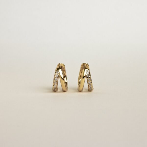 Amelia Duo Huggie Hoops - Gradwandrung