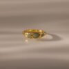 Jade-Tone Dewdrop Ring - Gradwandrung